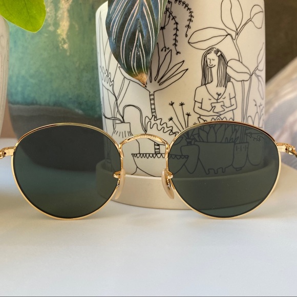 Round metal Ray-Ban sunglasses - Picture 5 of 6